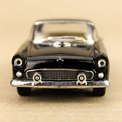 1955 Ford Thunderbird Collectible Model Car Black 1:36 Die-Cast 12.5cm Detailed • $30
