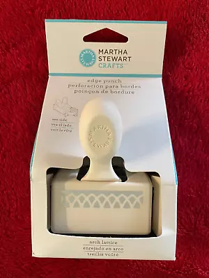 Martha Stewart  Arch Lattice  Edge Punch; New • $12.95