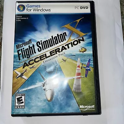 Microsoft Flight Simulator X Gold Edition PC Windows W/Acceleration Expansion A1 • $19.99