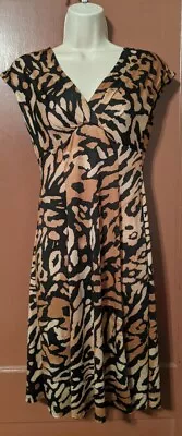Xs Animal Print Merona Dress-knee Length-clearance! • $5