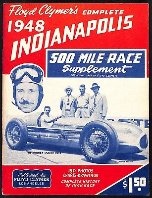 1948 Indy 500 Floyd Clymer's Indianapolis 500 Mile Yearbook IMS Pp409-468 VGC • $74.99