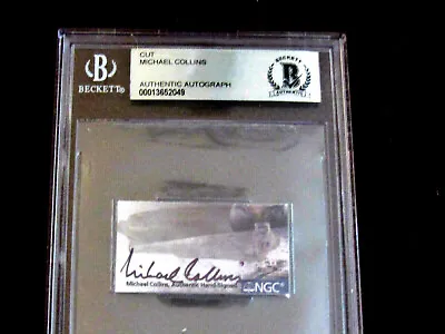 Michael Collins Apollo 11 Astronaut Signed Auto Ngc Coin Label Beckett Mint 3  • $499.99