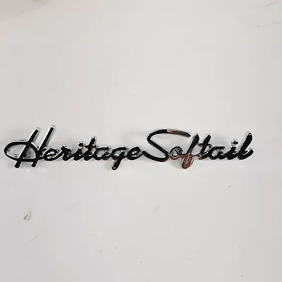 Harley 86-08 OEM Heritage Softail Metal Front Fender Trim Badge Nameplate Emblem • $55.96