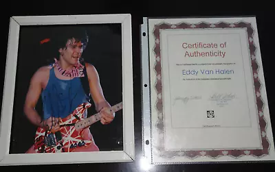 Eddie Van Halen Signed Autographed 8 X 10 Picture Photo With COA • $699