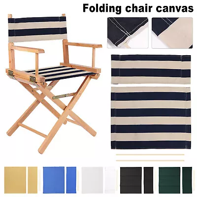 Directors Chair Replacement Canvas Covers Garden Outdoor Furniture Seat Pad 2024 • £11.49