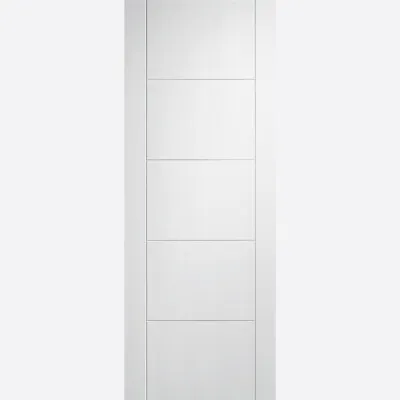 Internal Linear White Finished Fire Rated FD30 Solid Core Doors • £144.99