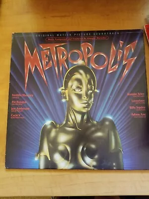 Metropolis Original Motion Picture Movie Soundtrack LP Vinyl  • $20