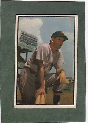 *1953 BOWMAN HIGH #159 MICKEY VERNON SENATORS Gorgeous W Faint Small Hrln Lft • $10.75