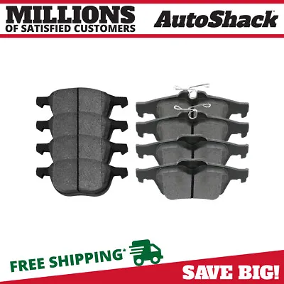 Front And Rear Ceramic Brake Pad Kit For Ford Focus Escape Mazda 3 5 Volvo S40 • $27.77