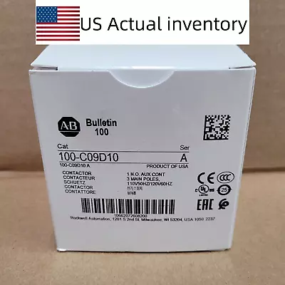 US Stock New Allen Bradley 100-C09D10 110V /120V50/60HZ Contactor 100C09D10 • $39.48