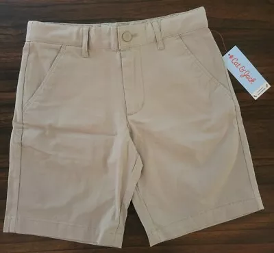 Cat & Jack Boys School Uniform Shorts In Vintage Khaki-Size 8 Husky • $4.54