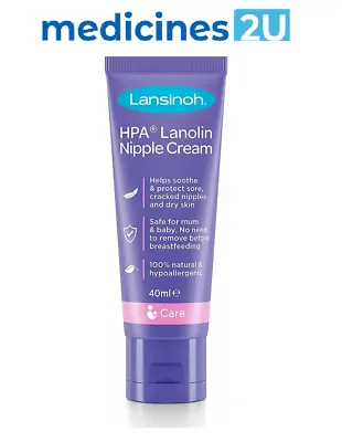 Lansinoh HPA Lanolin Nipple Cream 40ml • £12.56