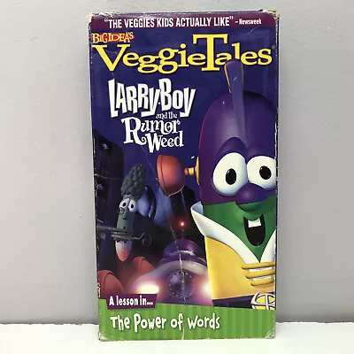 VeggieTales Larry Boy Rumor Weed VHS Video Tape Power Words Christian Kids JESUS • $9.99