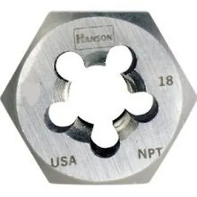 Irwin 7404 Hex Pipe Die Rethreading 3/8  - 18 NPT • $17.17