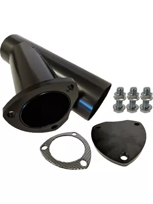 Proflow Exhaust Steel Cut Out Y Pipe 4.0in. Cap Gasket & Bolts 1 (PFEEYPSTL40) • $71.10