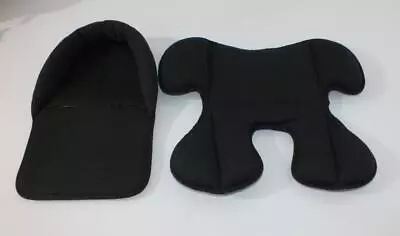 Ickle Bubba Galaxy Car Seat Body Insert Pad & Head Support 2 Pieces - Black • £17.99