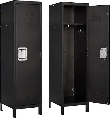 Metal Storage Locker Lockable Employees Metal Locker With Door 55  Height Stee • $169.47