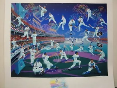 Melanie Taylor Kent  LA Dodgers 30 Years Of Memories  Remarque Serigraph • $1049.95