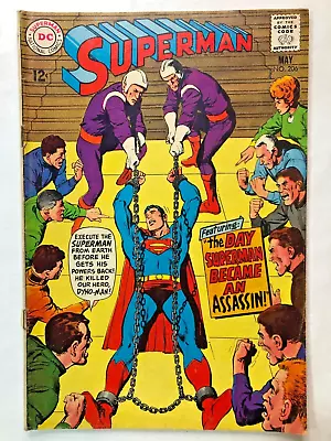 Superman #206 May 1968 Vintage Silver Age DC Comics Very Nice Condition! • $23.75