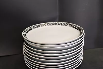 Mikasa Noir Ben Sibel 12 Salad Plates 8 1/2  • $80.75