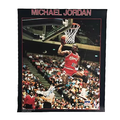 Vintage 1988 Michael Jordan Starline NBA Poster 20x16 • $49.99