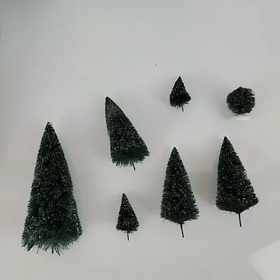 Dept 56 Christmas Village Animated Skating Pond Replacement Sisal Trees 5229-9 • $24.99