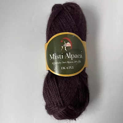 Misti Alpaca Purple #2030 Lot #159 Baby Suri Alpaca Silk-One Skein • $19.98