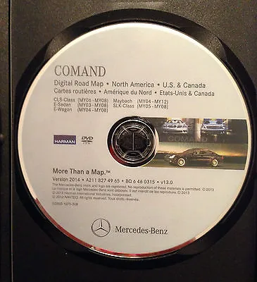 07 2008 Mercedes Slk200 Slk280 Slk350 Slk55 Amg Navigation Nav Disc Cd Dvd 13.0 • $129