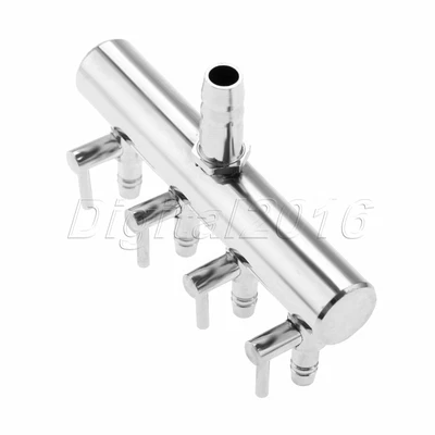 £6.94 • Buy Metal 4Way Aquarium Air Flow Control Splitter Check Valve For Fish Tank Aquarium