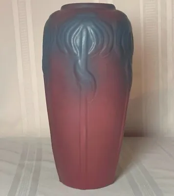 Van Briggle Pottery Tall Mulberry Spiderwort Vase Late Teens Impressive Vase~ • $1195