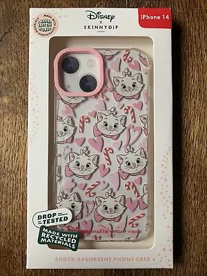 Skinnydip X Disney Marie Aristocats Iphone 14 Shock Phone Case Glitter Christmas • £20