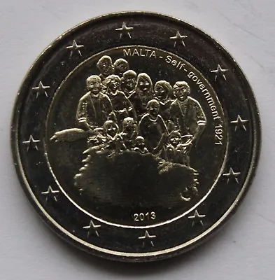 MALTA - 2 € Euro Commemorative Coin 2013 - Establishment Of Self Government 1921 • $7.50