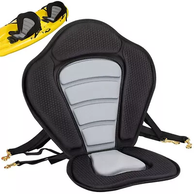 Adjustable Kayak Seat Paddle Cushion Board Back Rest Rest Back Support Cushion • £22.90