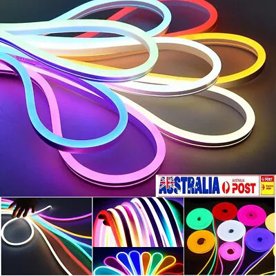 $11.99 • Buy 1M 5M 10M 20M LED Strip Neon Flex Rope Light Waterproof DC 12V Outdoor Lighting