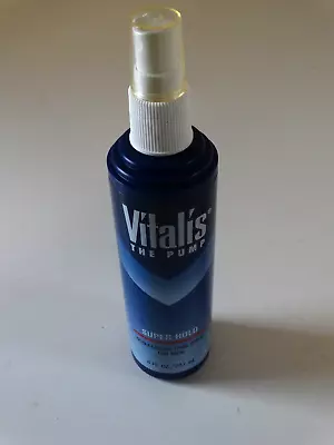 Vitalis The Pump Super Hold Hairspray For Men Non-Aerosol Unscented 8 Oz NEW • $39.99