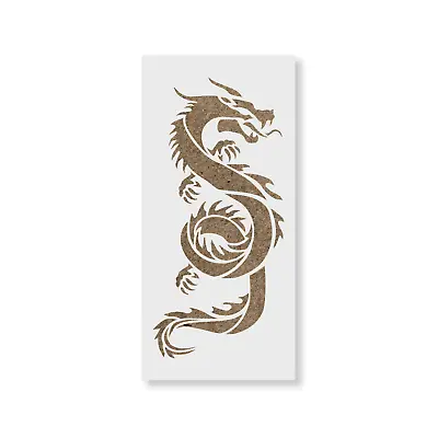 Chinese Dragon Stencil - Durable & Reusable Mylar Stencils • $9.99