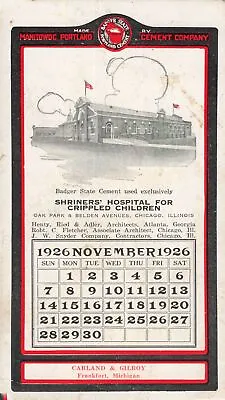 Manitowoc WI FRANKFORT MI Connection1926 Manitowoc Portland Cement Co. EPHEMERA  • $16.99