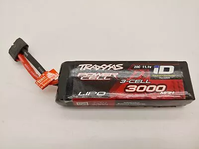 Traxxas 3000Mah 11.1V 3-Cell 20C Lipo Battery W/ Id Plug 3s - 2830X • $26.49