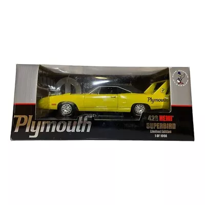 ERTL 1970 Plymouth Superbird 426 HEMI L.E. 1 OF 1998 1:18-Yellow • $144.01