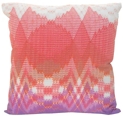 MISSONI HOME CUSHION COVER Cotton Double Face 16x16 In 40x40cm TARIN_100 • $100