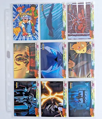 Topps Pokemon The First Movie - Blue & Black Logo Card Singles - Vintage 1999 • £34.99