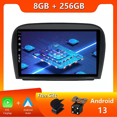 2 DIN Car Radio Android 13 For Mercedes Benz SL-Class Head Unit GPS Navi DAB RDS • $298.99