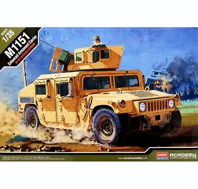 Academy 1/35 M1151 Enhanced Armament Carrier Humvee Car Plastic Model Kit #13415 • $26.65