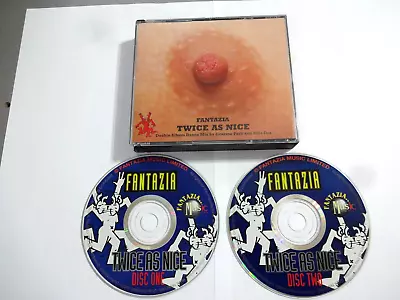 Fantazia - Twice As Nice By Graeme Park & Ellis Dee (2CD Fat Box 1993) UK Press • £28