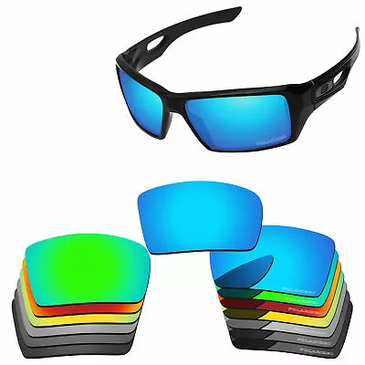 PapaViva POLARIZED ETCHED Replacement Lenses For-Oakley Eyepatch 2 OO9136 • $32.99