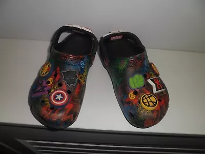 Marvel Avengers Crocs Clogs Child Size 11 • £6.99