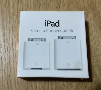 Genuine Apple IPad Camera Connection Kit - Model A1362 A1358 - MC531ZM/A Card Re • £14.99