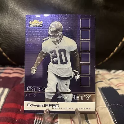 Edward Reed ED 2002 Topps Finest #109 Rookie RC Card Ravens • $12