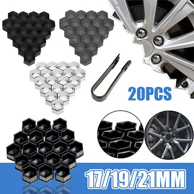 20Pcs 17mm 19mm 21mm Car Wheel Lug Nut Cover Bolt Protector Hub Screw Cap Trims • $8.92