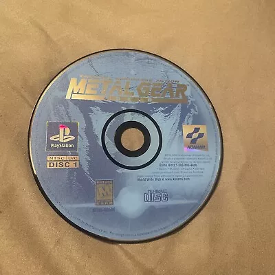 Metal Gear Solid (Sony PlayStation 1 1999) Disc One Only • $19.99